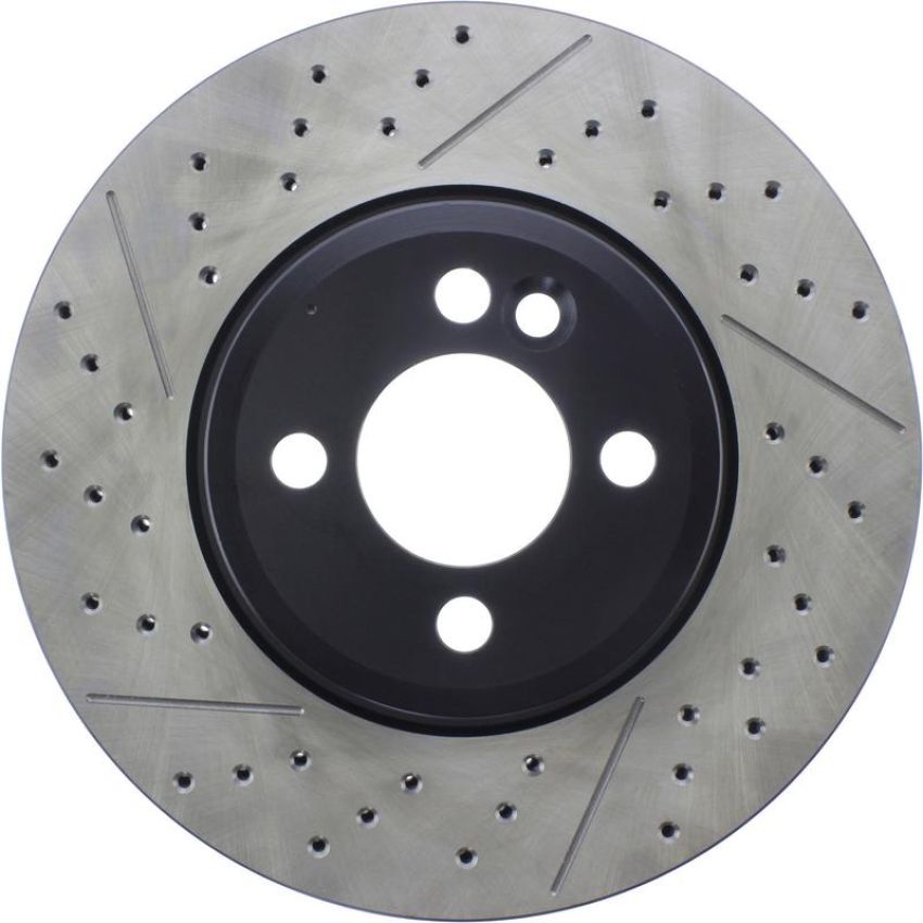 CENTRIC PARTS 127.34101 Centric Premium OE Style Drilled and Slotted Brake Rotor