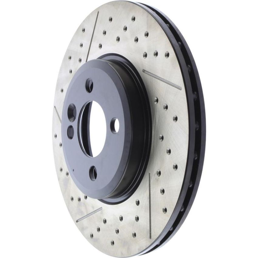 CENTRIC PARTS 127.34101 Centric Premium OE Style Drilled and Slotted Brake Rotor