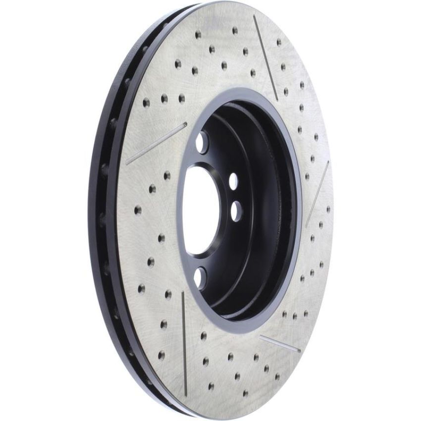 CENTRIC PARTS 127.34101 Centric Premium OE Style Drilled and Slotted Brake Rotor