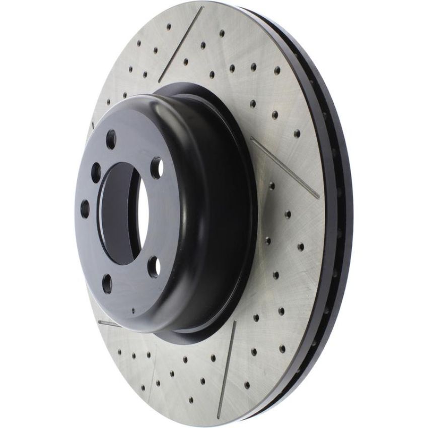 CENTRIC PARTS 127.34104 Centric Premium OE Style Drilled and Slotted Brake Rotor