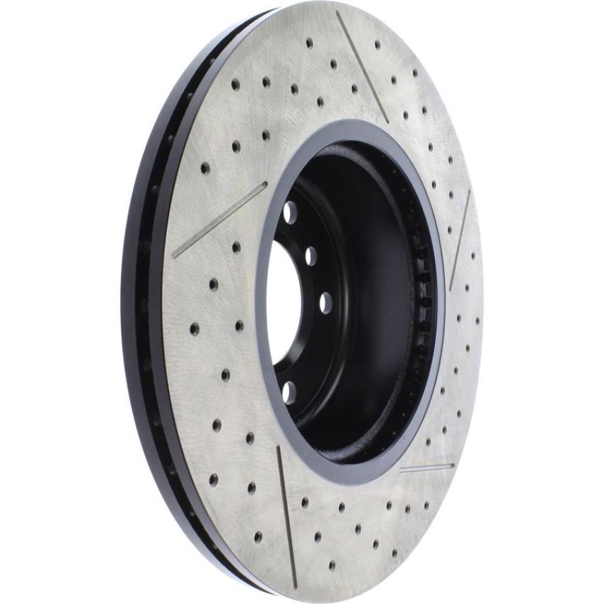 CENTRIC PARTS 127.34104 Centric Premium OE Style Drilled and Slotted Brake Rotor