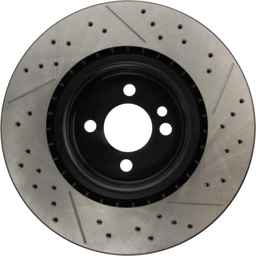 CENTRIC PARTS 127.34114 Centric Premium OE Style Drilled and Slotted Brake Rotor