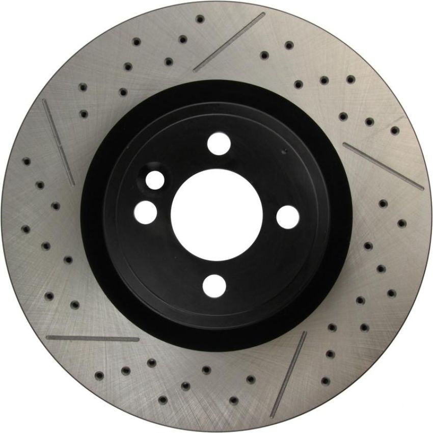 CENTRIC PARTS 127.34114 Centric Premium OE Style Drilled and Slotted Brake Rotor