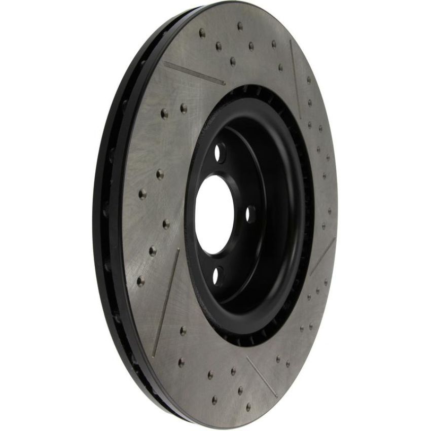 CENTRIC PARTS 127.34114 Centric Premium OE Style Drilled and Slotted Brake Rotor