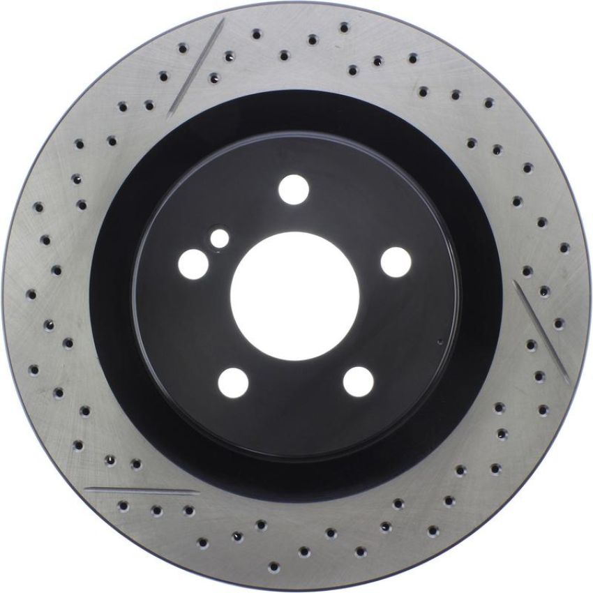 CENTRIC PARTS 127.35119 Centric Premium OE Style Drilled and Slotted Brake Rotor