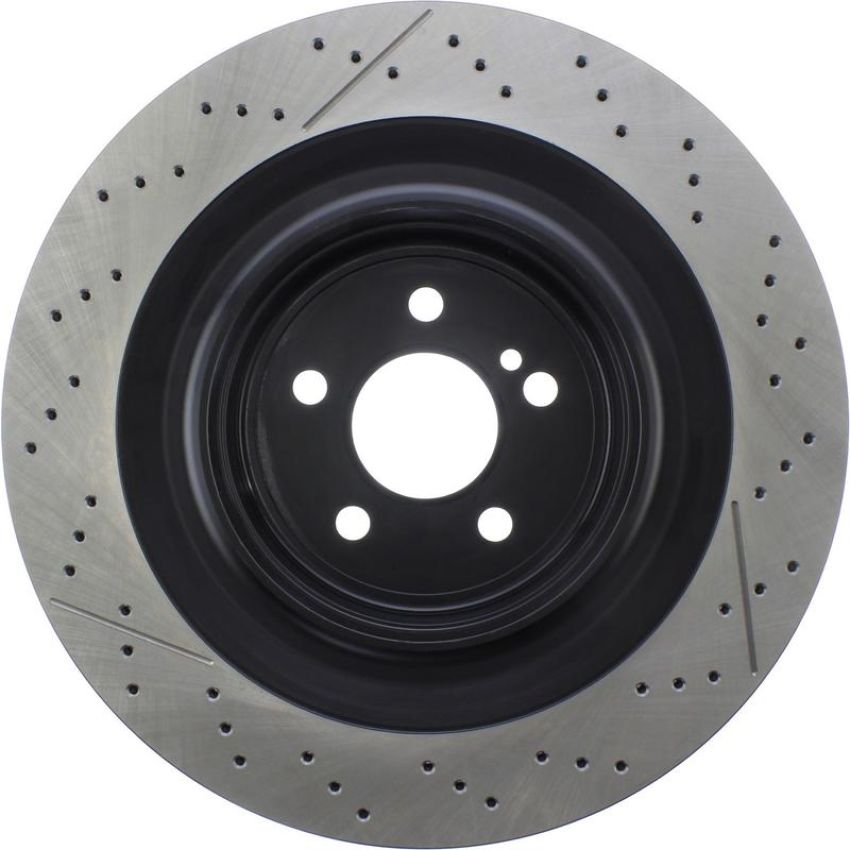 CENTRIC PARTS 127.35121 Centric Premium OE Style Drilled and Slotted Brake Rotor
