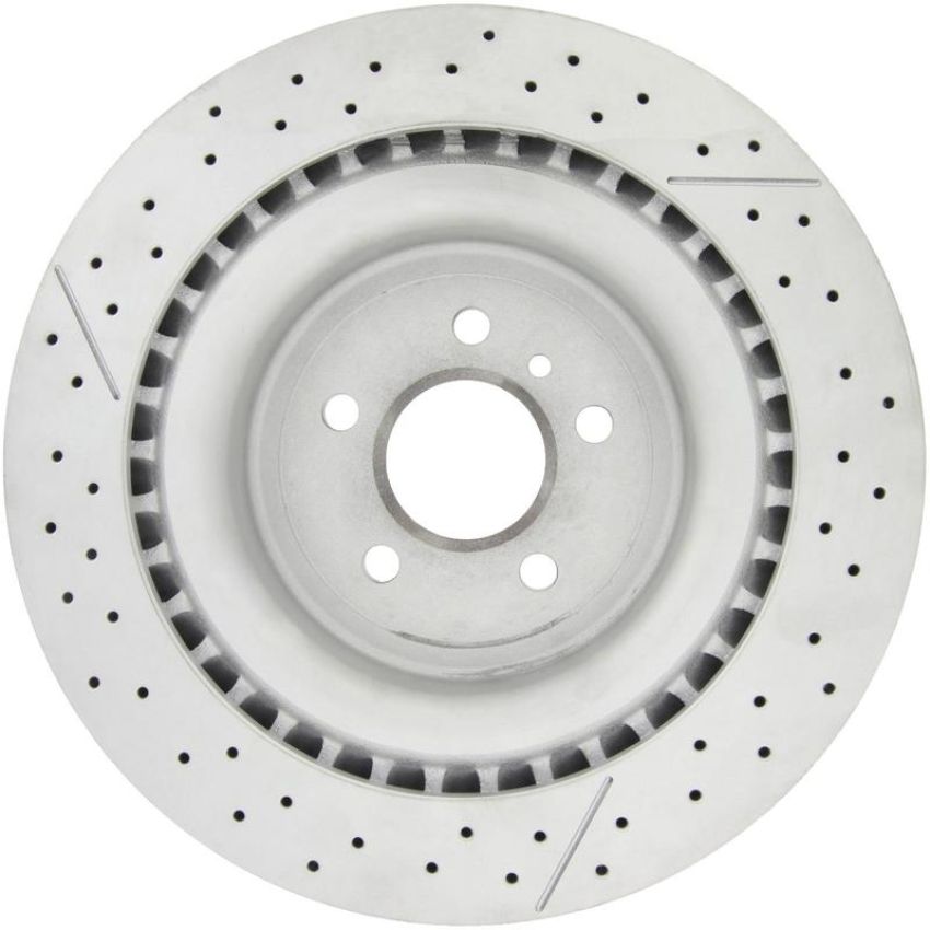 CENTRIC PARTS 127.35129 Centric Premium OE Style Drilled and Slotted Brake Rotor