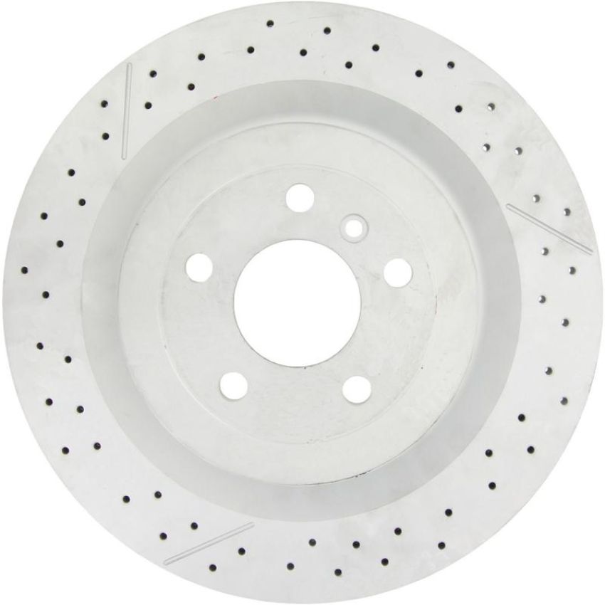 CENTRIC PARTS 127.35129 Centric Premium OE Style Drilled and Slotted Brake Rotor