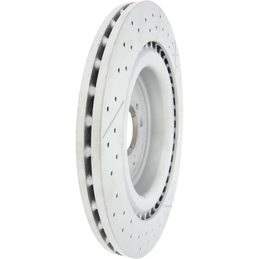 CENTRIC PARTS 127.35129 Centric Premium OE Style Drilled and Slotted Brake Rotor