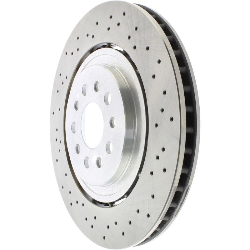 CENTRIC PARTS 128.07004 Centric Premium OE Style Drilled Brake Rotor
