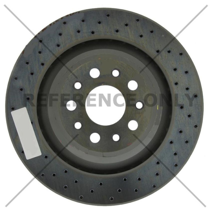 CENTRIC PARTS 128.07005 Centric Premium OE Style Drilled Brake Rotor