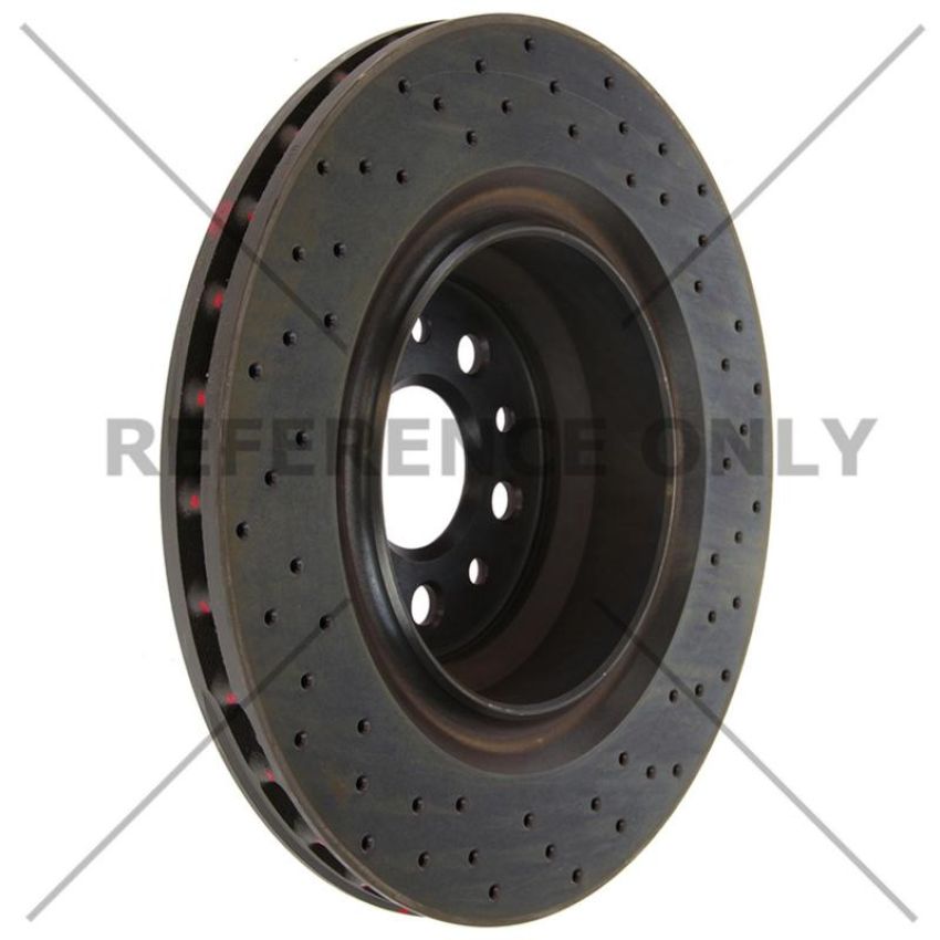 CENTRIC PARTS 128.07005 Centric Premium OE Style Drilled Brake Rotor