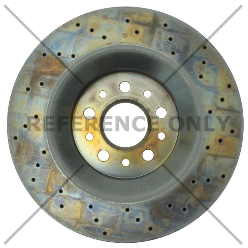 CENTRIC PARTS 128.07011 Centric Premium OE Style Drilled Brake Rotor