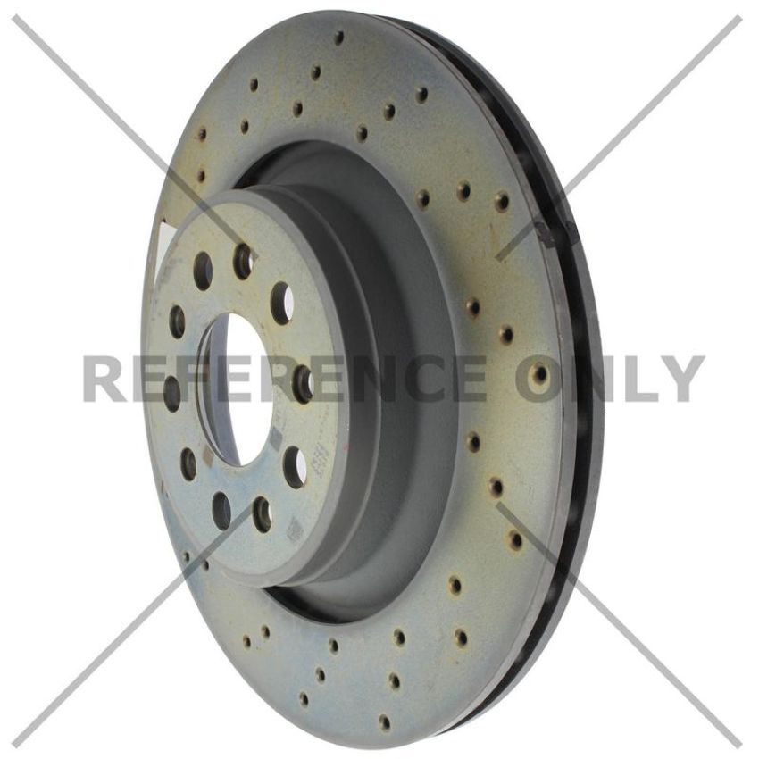 CENTRIC PARTS 128.07011 Centric Premium OE Style Drilled Brake Rotor