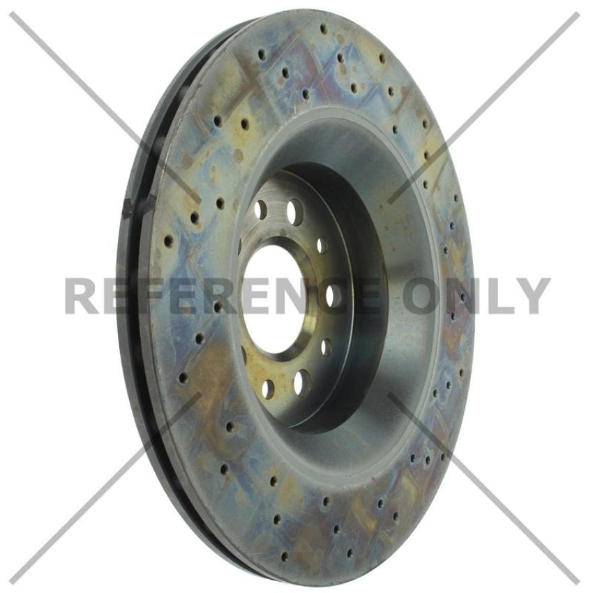 CENTRIC PARTS 128.07011 Centric Premium OE Style Drilled Brake Rotor