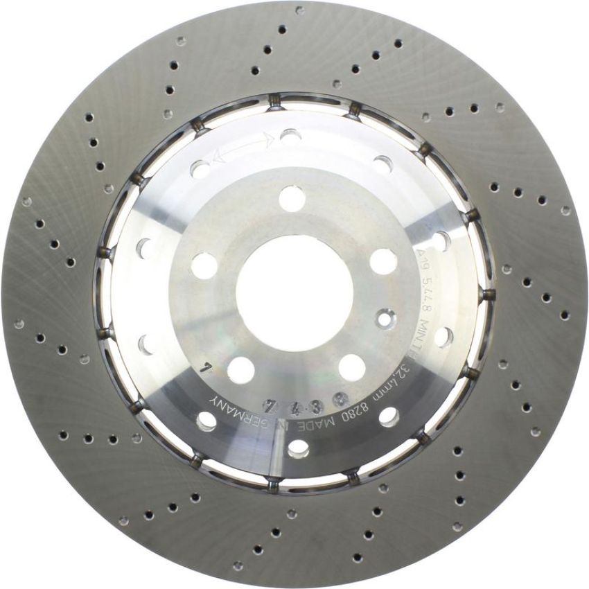 CENTRIC PARTS 128.33122 Centric Premium OE Style Drilled Brake Rotor