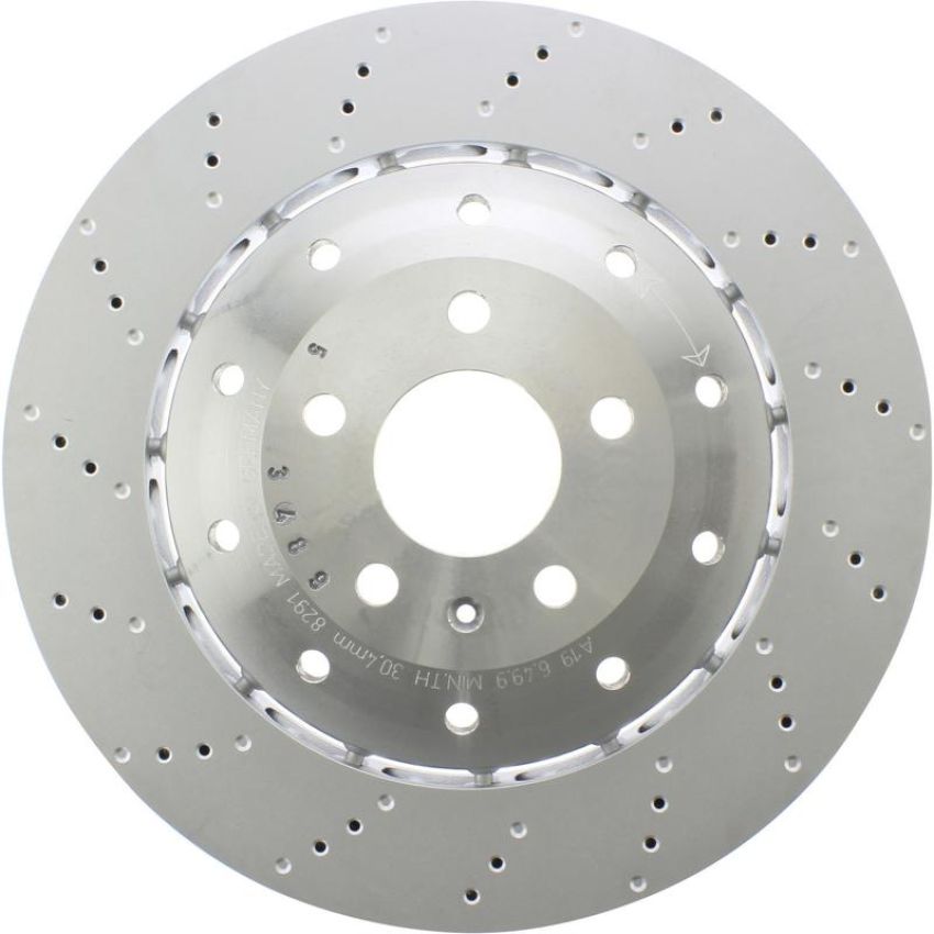 CENTRIC PARTS 128.33126 Centric Premium OE Style Drilled Brake Rotor