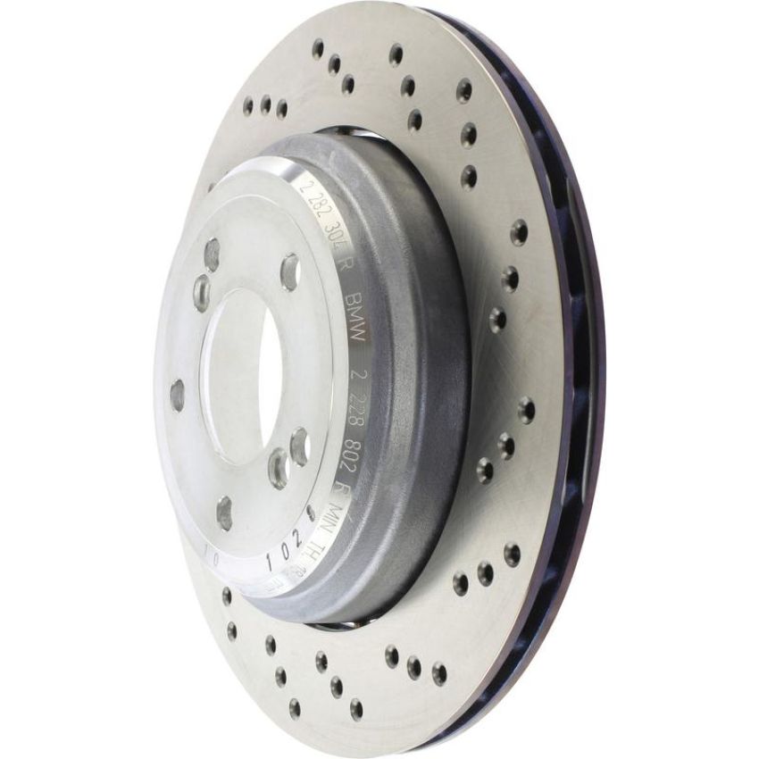 CENTRIC PARTS 128.34087 Centric Premium OE Style Drilled Brake Rotor