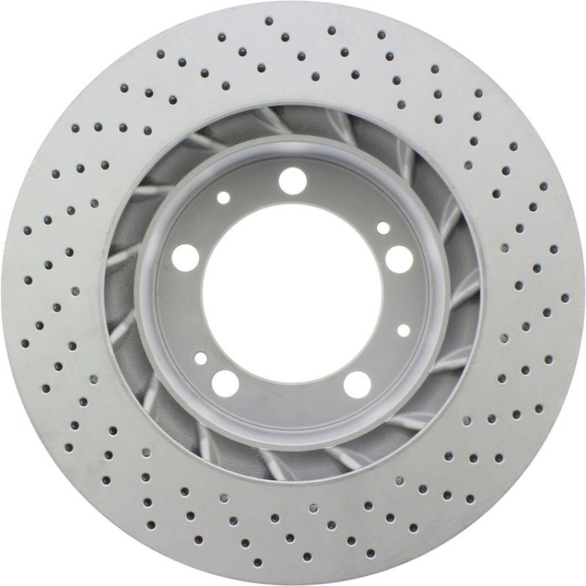 CENTRIC PARTS 128.37027 Centric Premium OE Style Drilled Brake Rotor