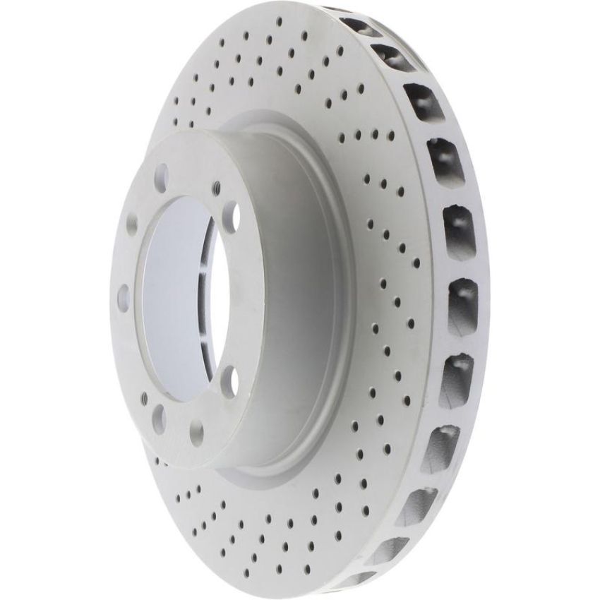 CENTRIC PARTS 128.37027 Centric Premium OE Style Drilled Brake Rotor