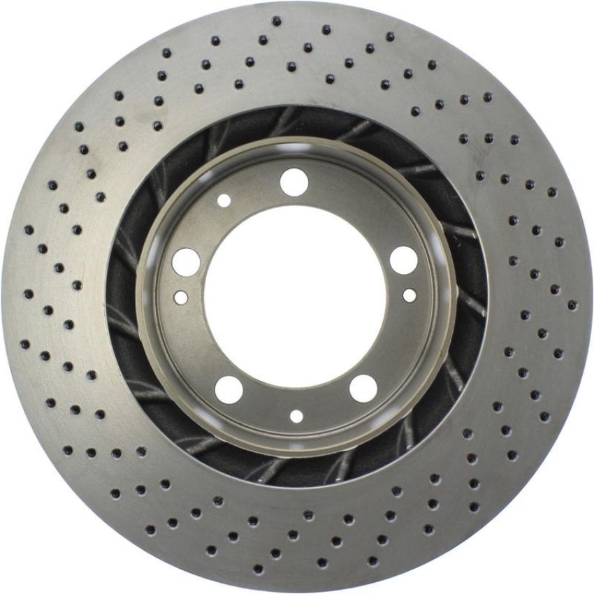 CENTRIC PARTS 128.37028 Centric Premium OE Style Drilled Brake Rotor