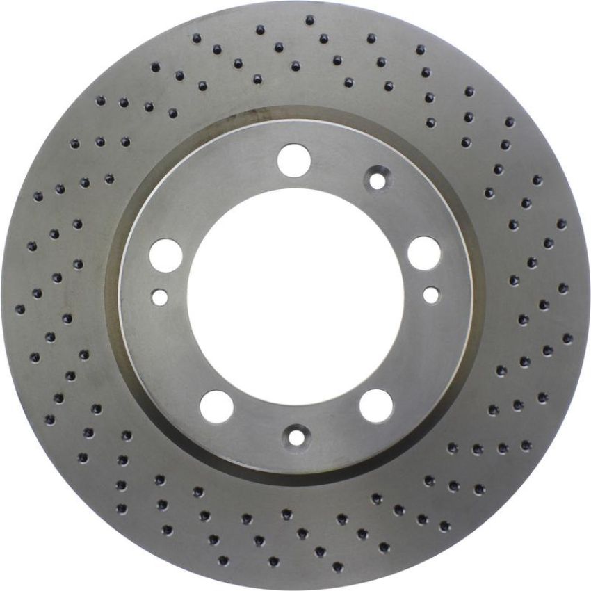 CENTRIC PARTS 128.37028 Centric Premium OE Style Drilled Brake Rotor