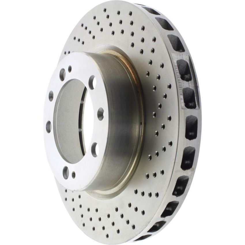 CENTRIC PARTS 128.37028 Centric Premium OE Style Drilled Brake Rotor