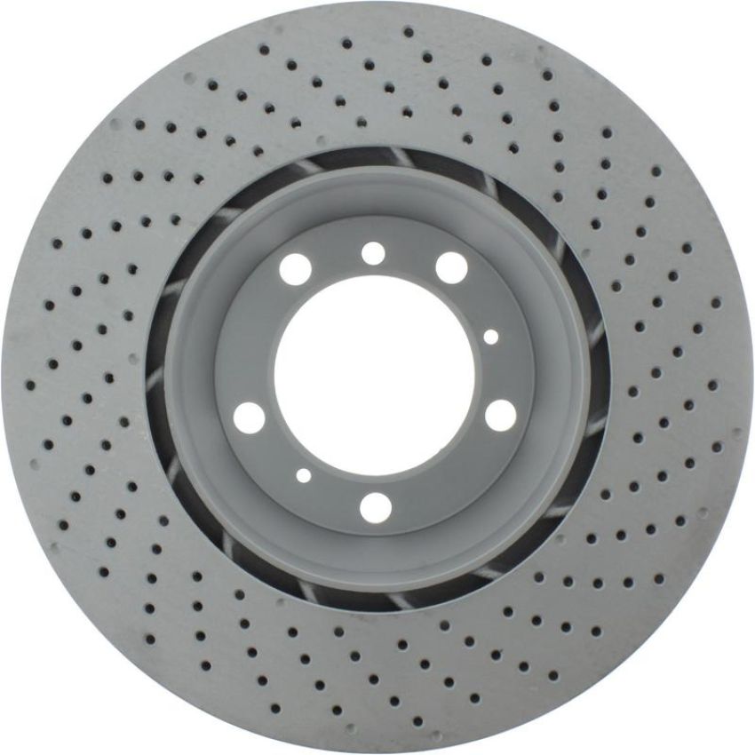 CENTRIC PARTS 128.37040 Centric Premium OE Style Drilled Brake Rotor