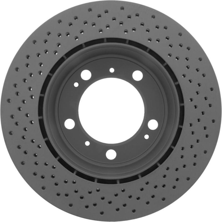 CENTRIC PARTS 128.37041 Centric Premium OE Style Drilled Brake Rotor