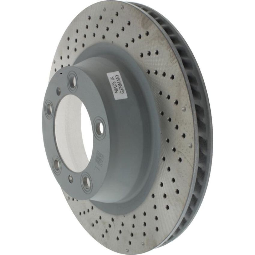 CENTRIC PARTS 128.37092 Centric Premium OE Style Drilled Brake Rotor
