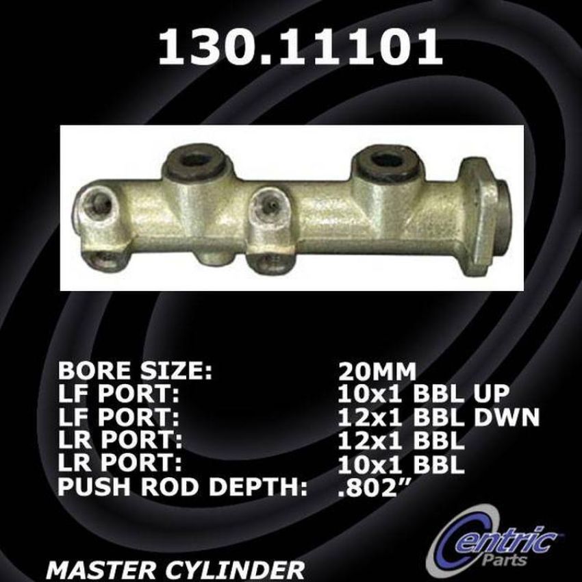 CENTRIC PARTS 130.11101 Centric Premium Brake Master Cylinder
