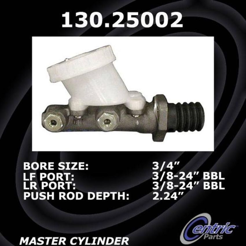 CENTRIC PARTS 130.25002 Centric Premium Brake Master Cylinder