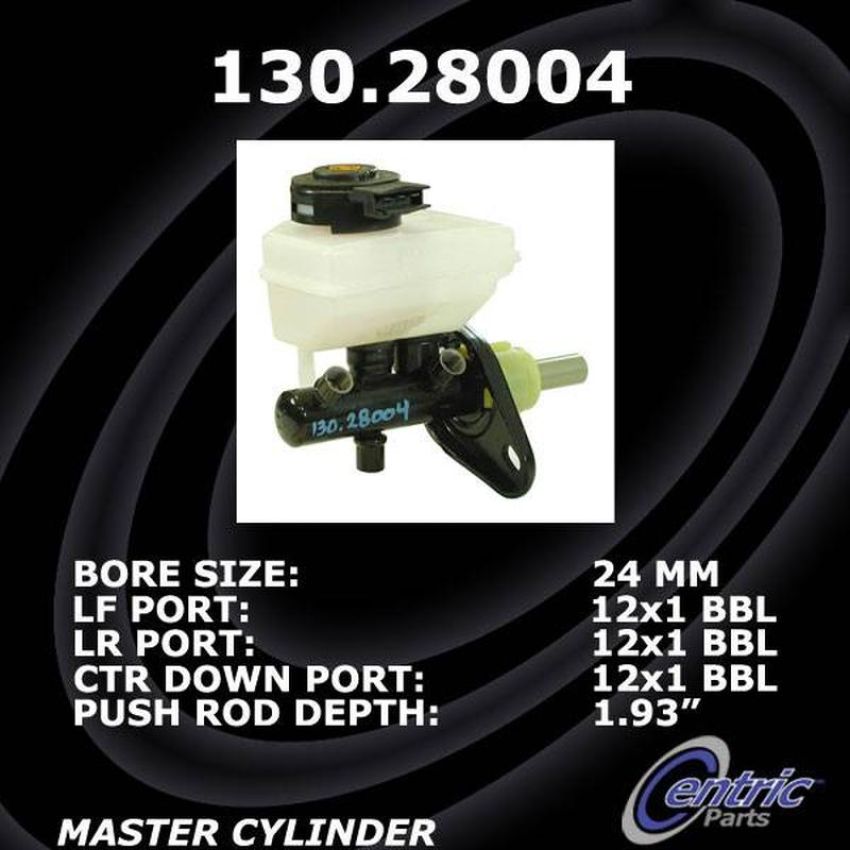 CENTRIC PARTS 130.28004 Centric Premium Brake Master Cylinder