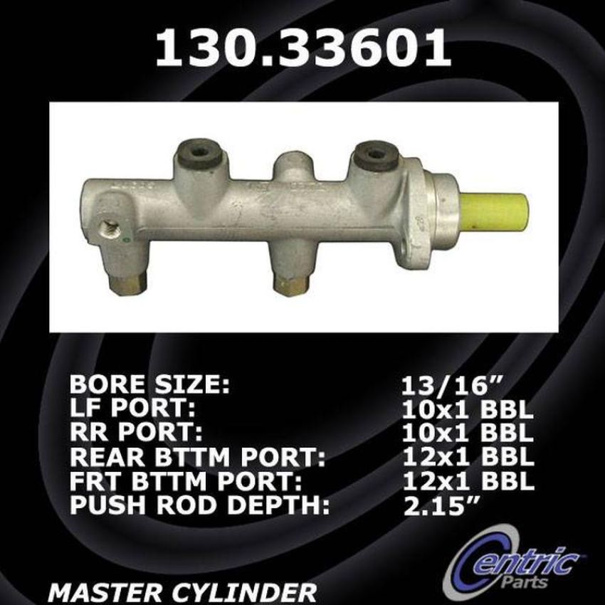 CENTRIC PARTS 130.33601 Centric Premium Brake Master Cylinder