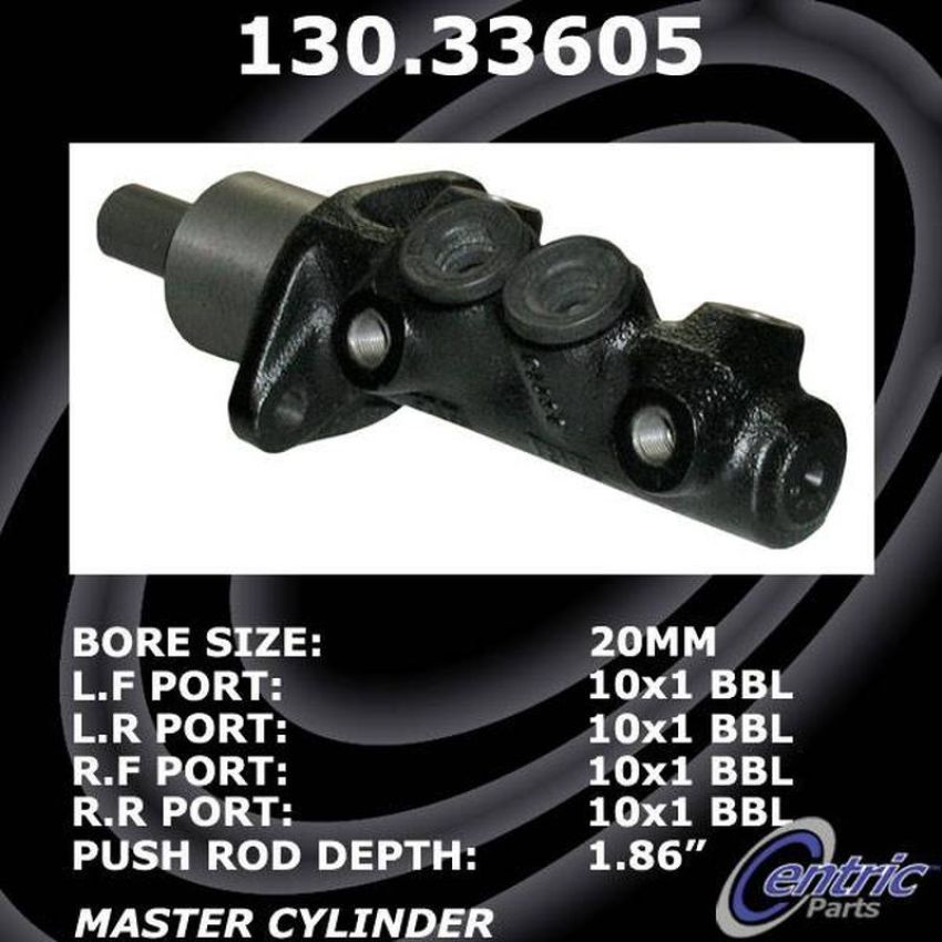 CENTRIC PARTS 130.33605 Centric Premium Brake Master Cylinder
