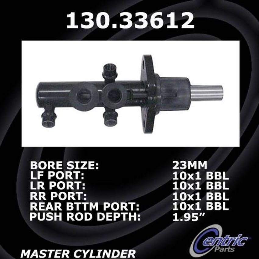 CENTRIC PARTS 130.33612 Centric Premium Brake Master Cylinder