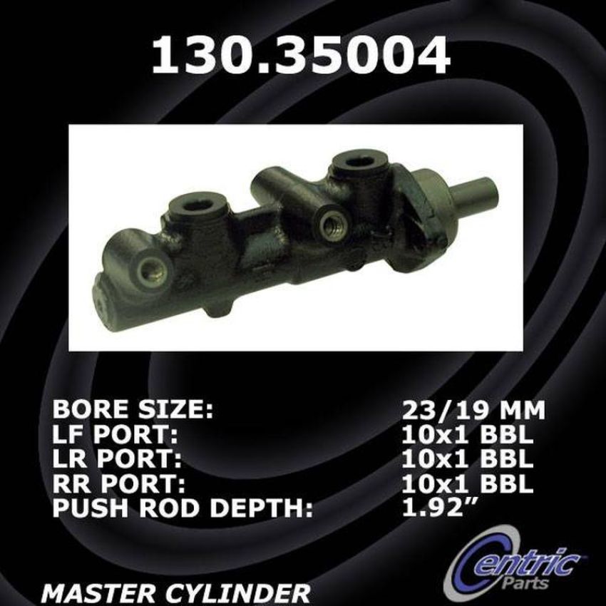 CENTRIC PARTS 130.35004 Centric Premium Brake Master Cylinder