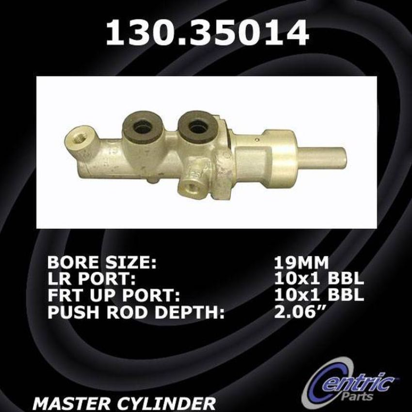 CENTRIC PARTS 130.35014 Centric Premium Brake Master Cylinder