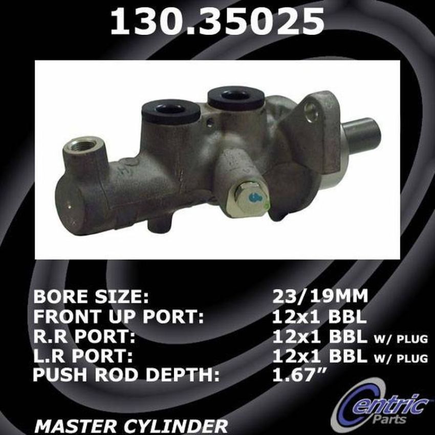 CENTRIC PARTS 130.35025 Centric Premium Brake Master Cylinder