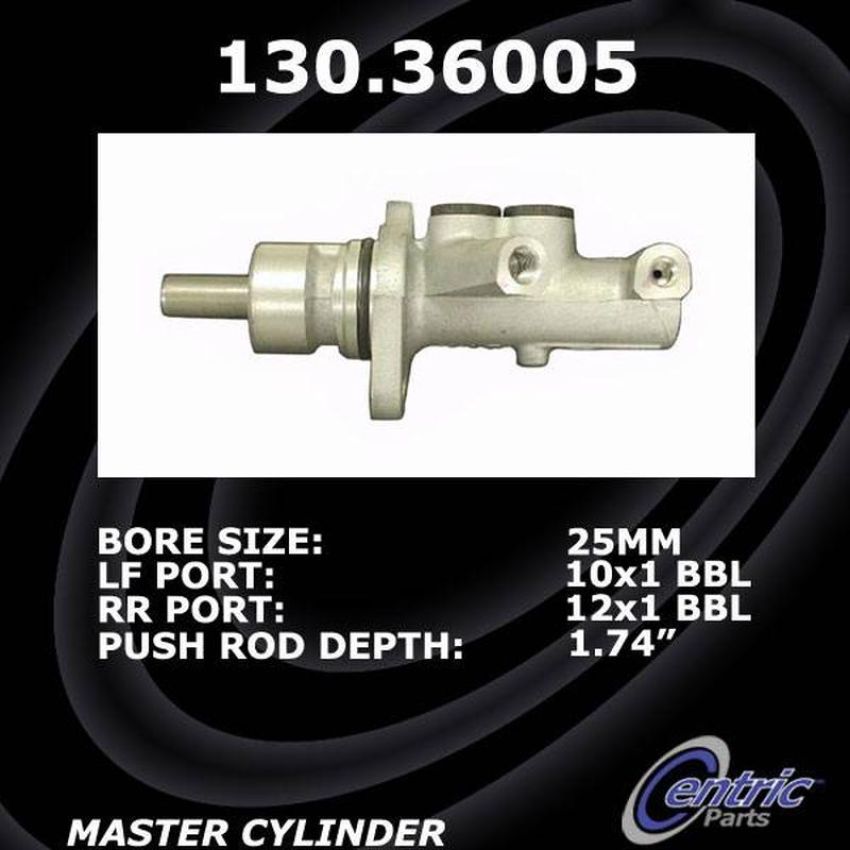 CENTRIC PARTS 130.36005 Centric Premium Brake Master Cylinder