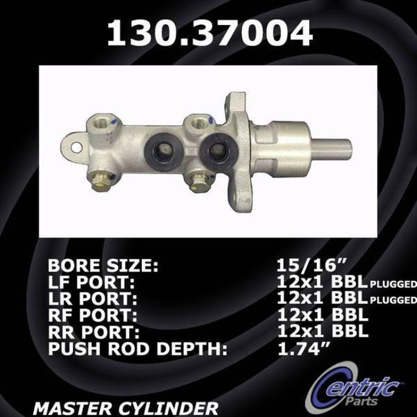 CENTRIC PARTS 130.37004 Centric Premium Brake Master Cylinder