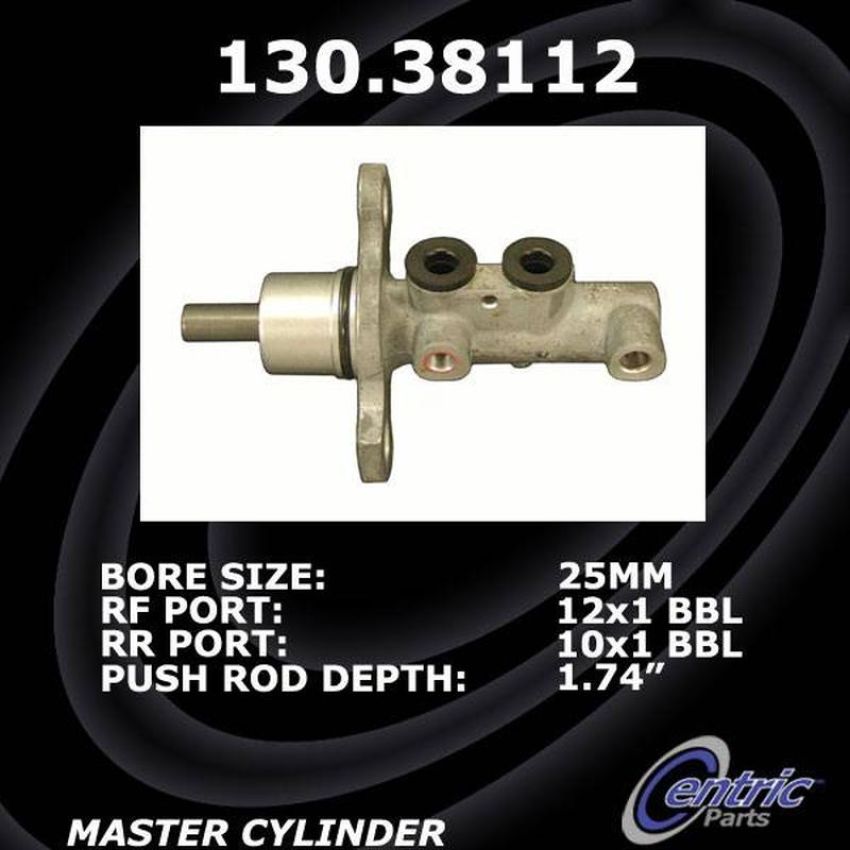 CENTRIC PARTS 130.38112 Centric Premium Brake Master Cylinder