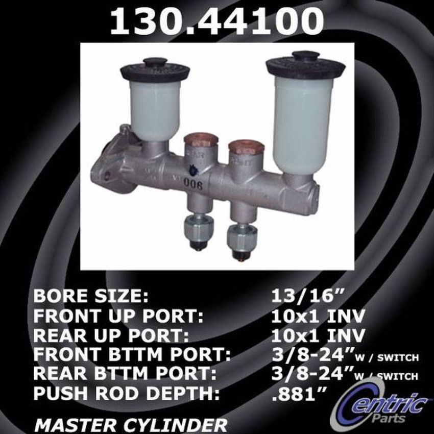 CENTRIC PARTS 130.44100 Centric Premium Brake Master Cylinder