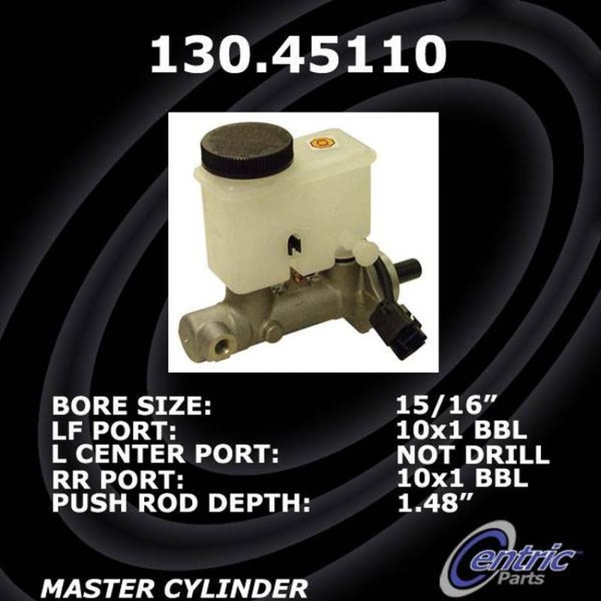 CENTRIC PARTS 130.45110 Centric Premium Brake Master Cylinder