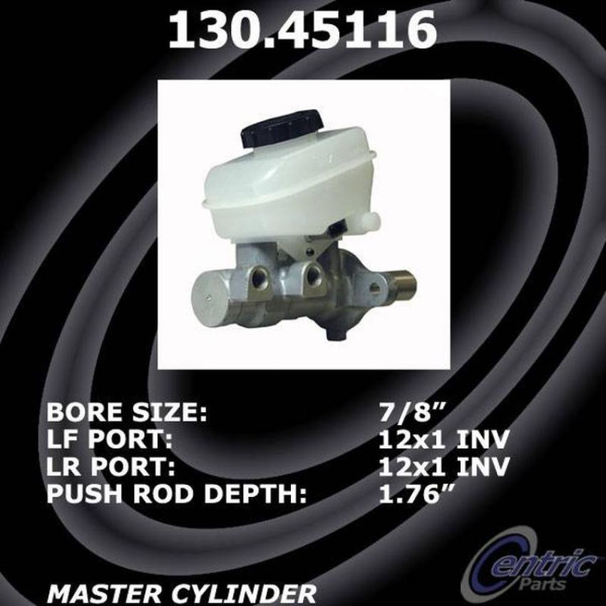 CENTRIC PARTS 130.45116 Centric Premium Brake Master Cylinder