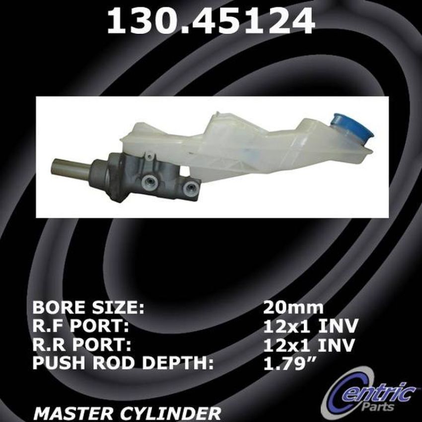 CENTRIC PARTS 130.45124 Centric Premium Brake Master Cylinder