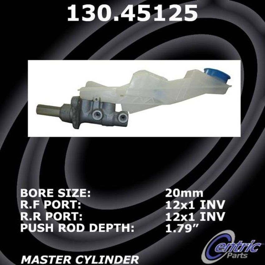 CENTRIC PARTS 130.45125 Centric Premium Brake Master Cylinder