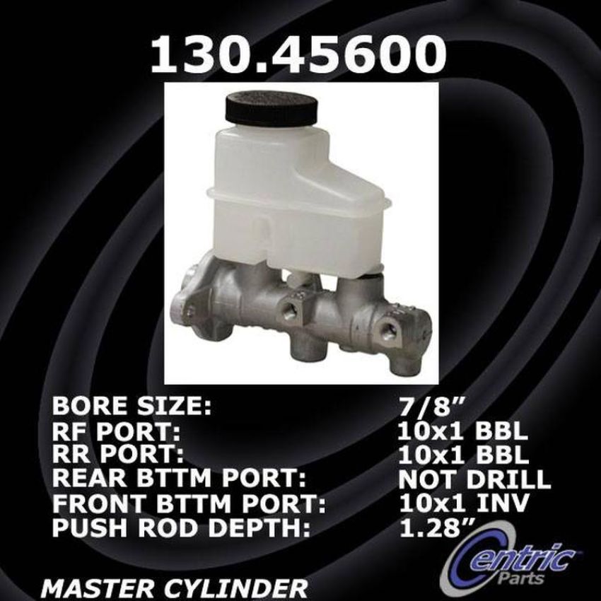 CENTRIC PARTS 130.45600 Centric Premium Brake Master Cylinder
