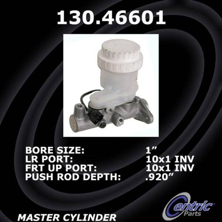 CENTRIC PARTS 130.46601 Centric Premium Brake Master Cylinder