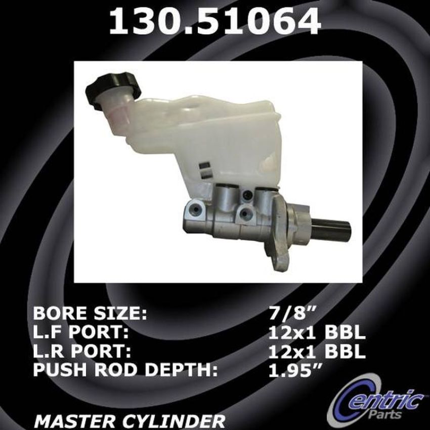 CENTRIC PARTS 130.51064 Centric Premium Brake Master Cylinder